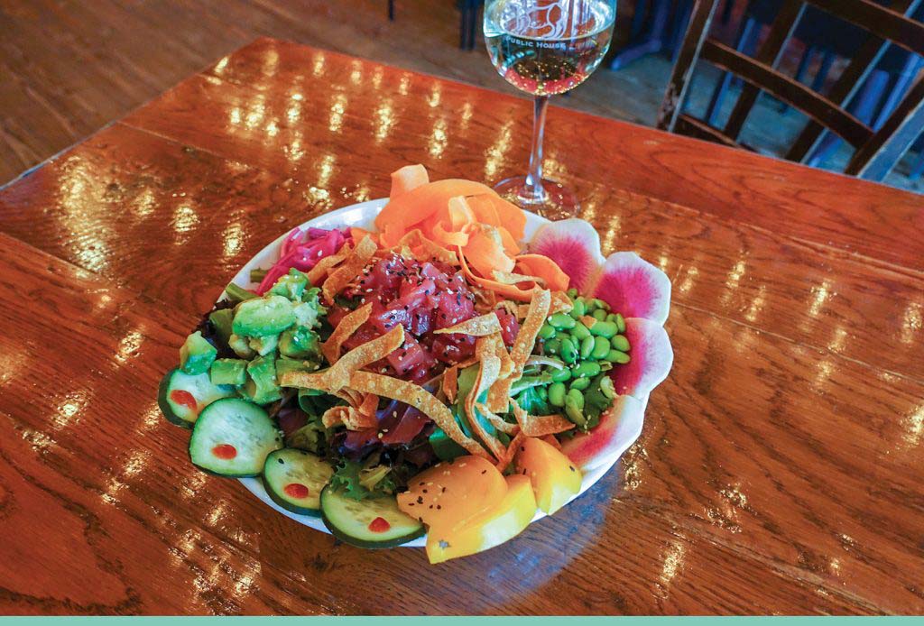 highlands nc the ugly dog pub salad