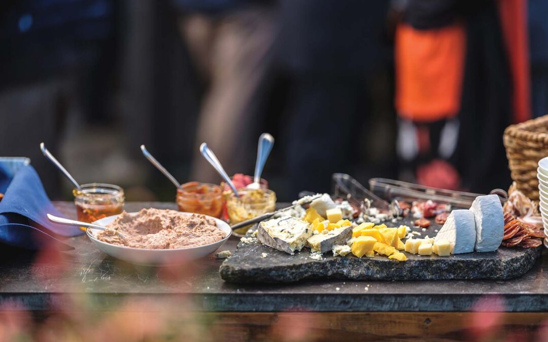 cashiers-nc-lonesome-valley-wedding-reception-food-bar