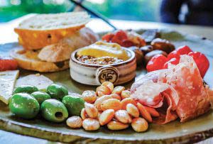 highlands nc dining four65 mushroom pizza