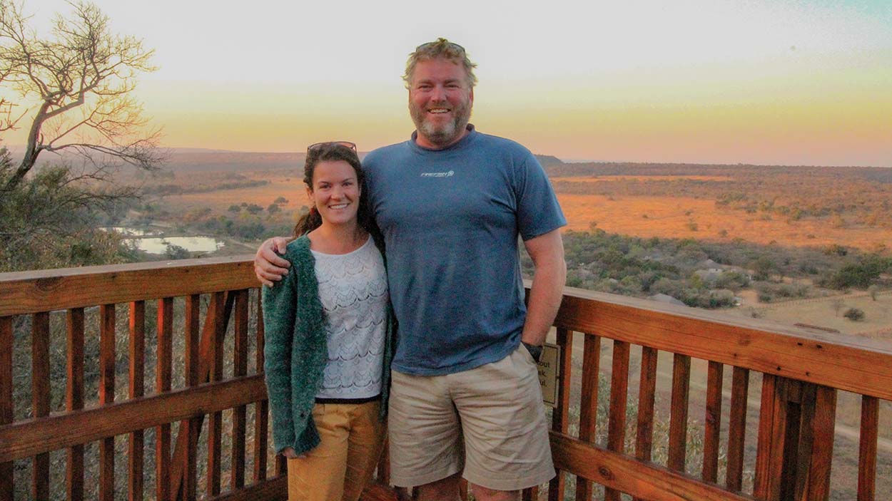 Laura and Alastair Lamont, 2015