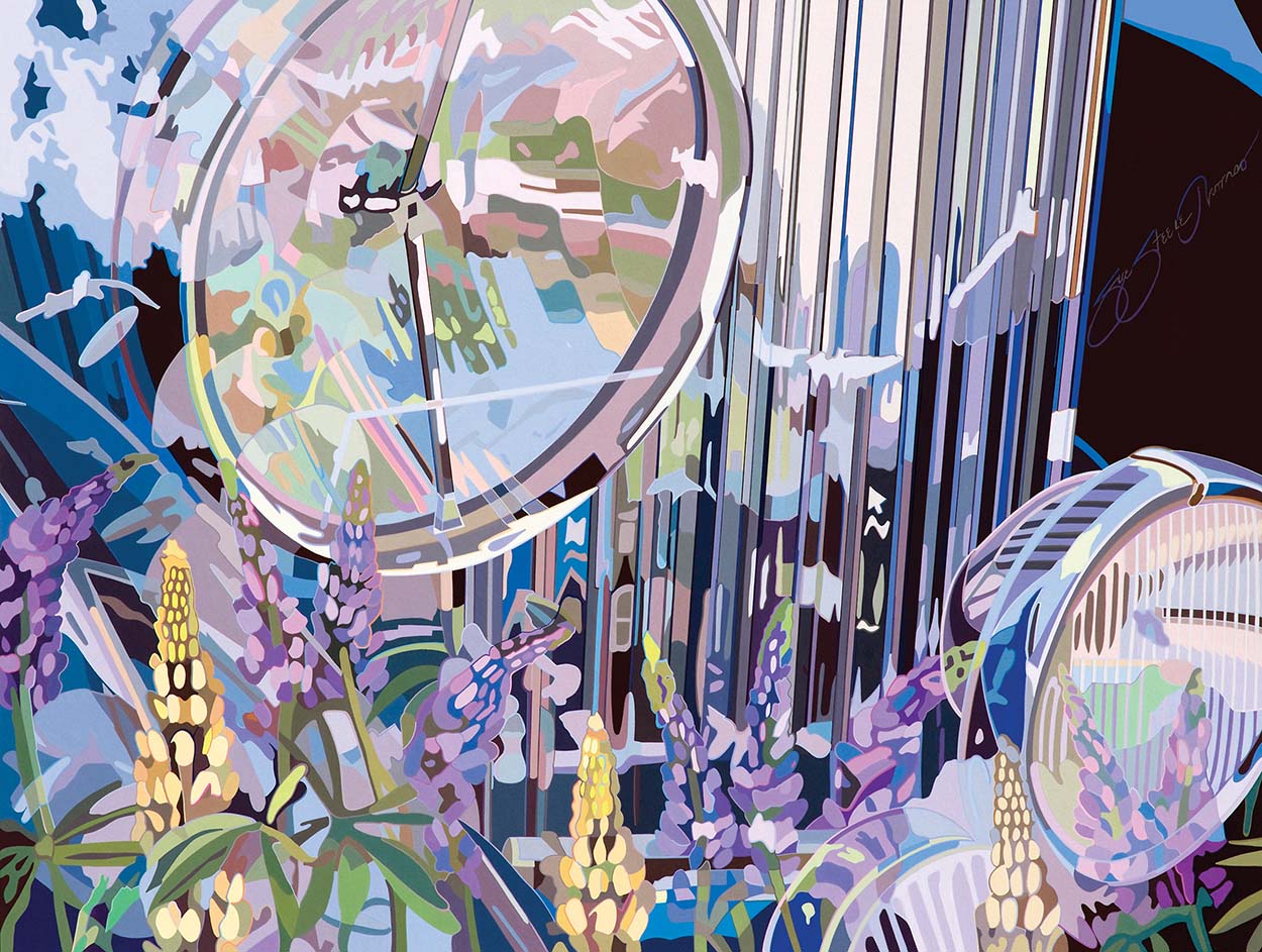 Botanical Meets Mechanical, Cover Artist Sue Steele Thomas