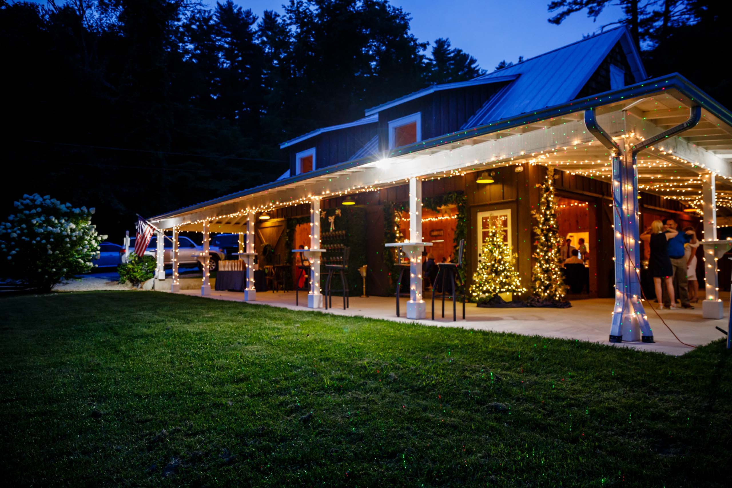 Thanks to Sandy Linebaugh of Fiddlehead Designs, The Orchard Restaurant's event venue transformed into a winter wonderland for the evening.