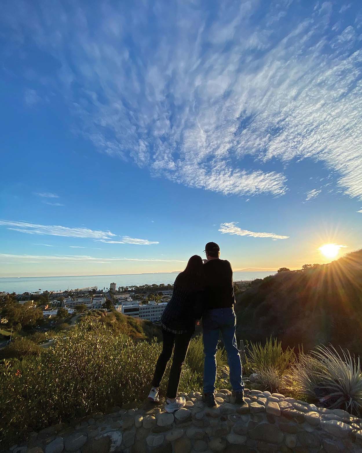 how-we-met-deena-mountain-sunset