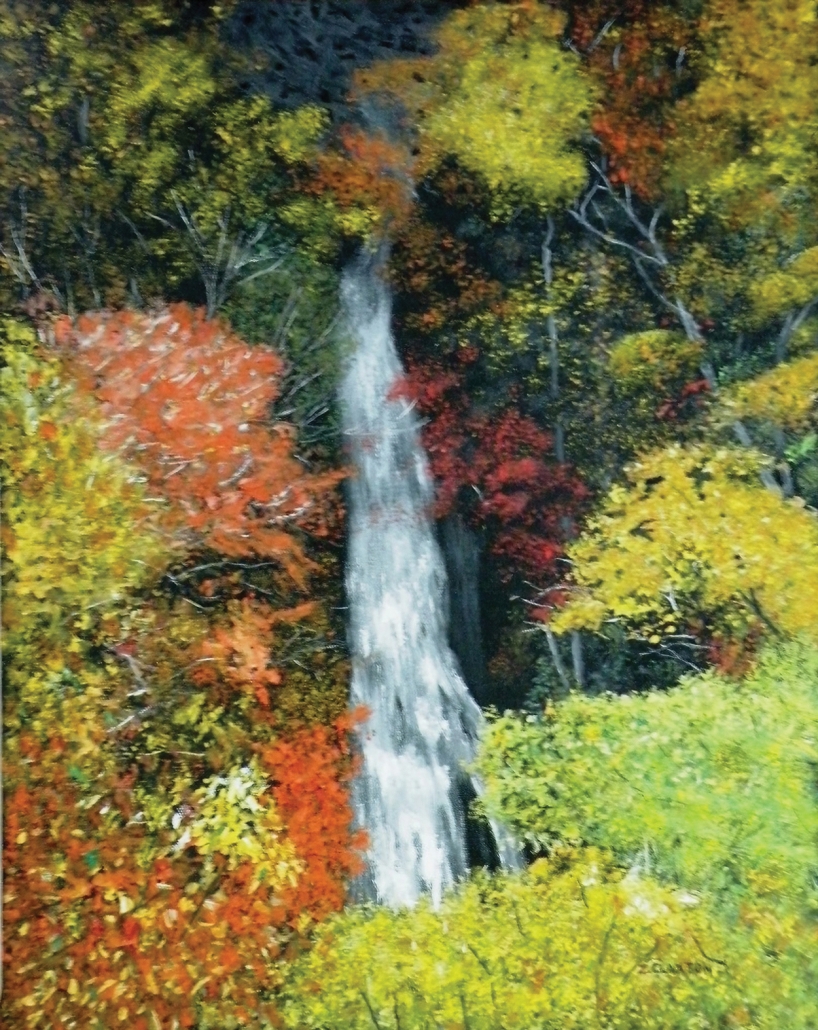 highlands-cashiers-nc-fall-colors-art-show-waterfall