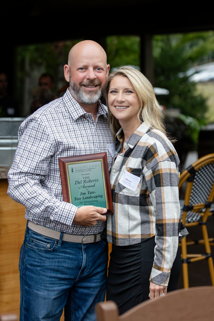 highlands-nc-chamber-commerce-awards Jimmy and Allison Tate