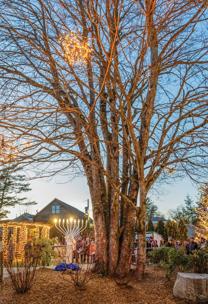 highlands-nc-lighting-Menorah