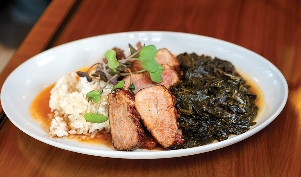 lake-toxaway-nc-dining-greystone-spinach