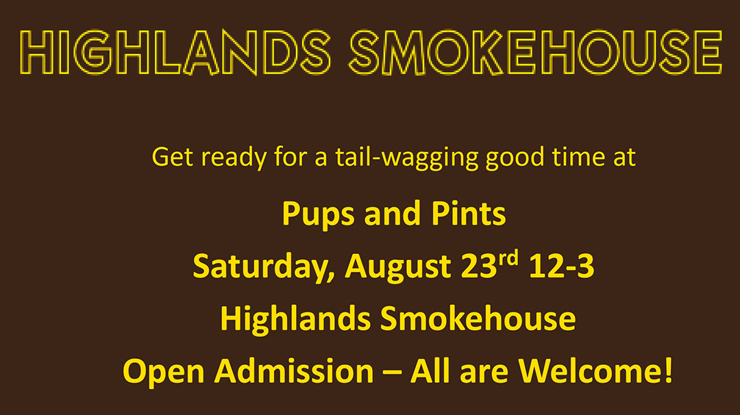 highlands-nc-smokehouse-pups-and-pints-flyer