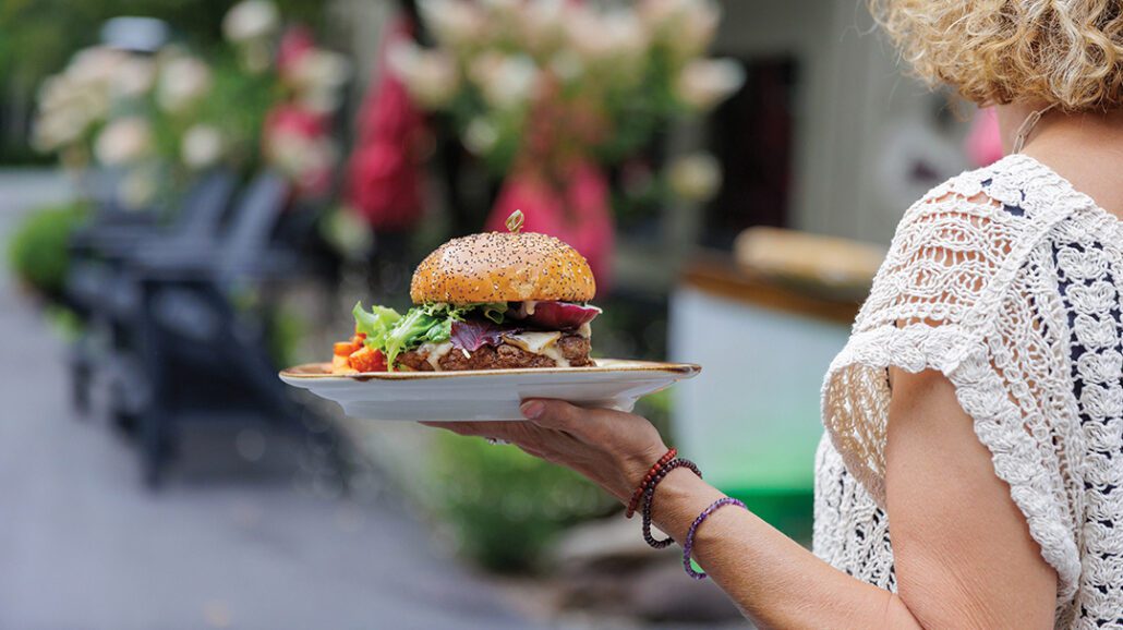 lake-toxaway-nc-restaurant-grand-old-station-burger-served