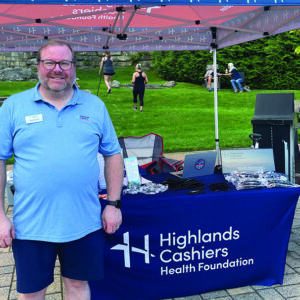 Health Foundation Booth at 2025 5K