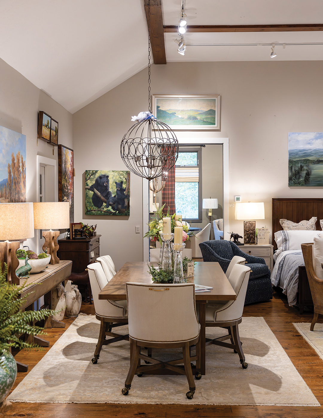 highlands-nc-shopping-summer-house-dining-table