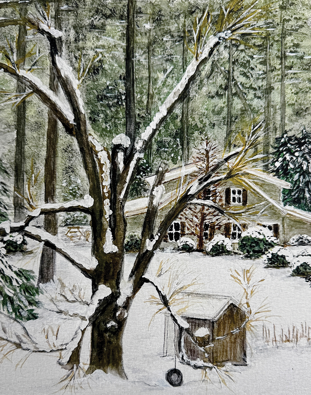 december-2025-cover-artist-Shannon-Jones-snow-home