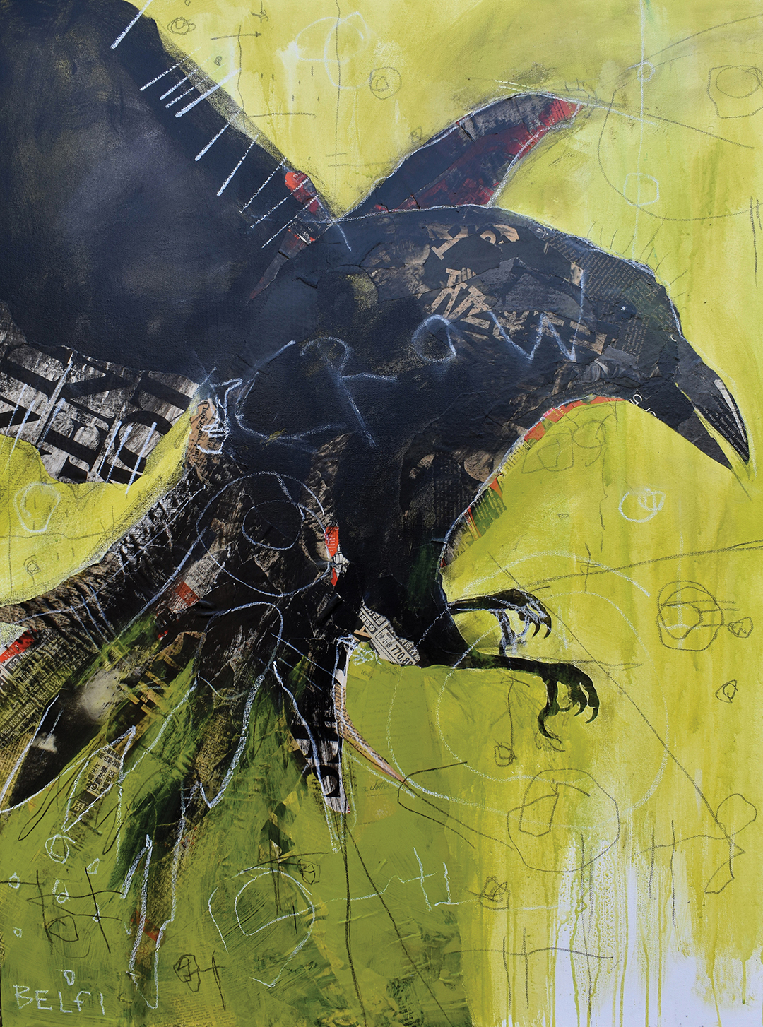 artist-belfi-green-crow