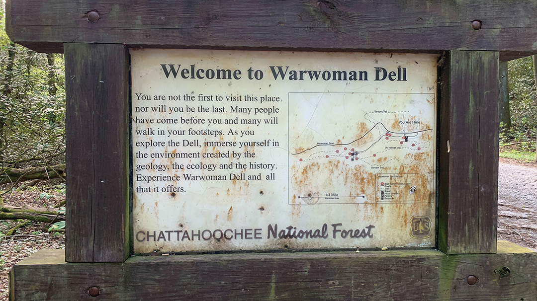 clayton-ga-warwoman-dell-sign