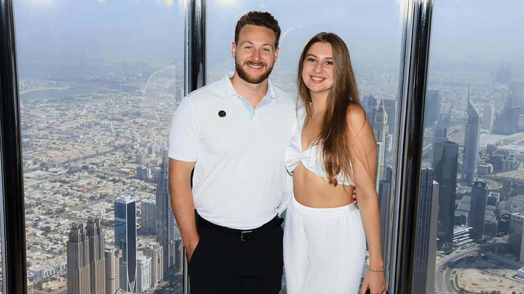 Daryna and Husband in Dubai