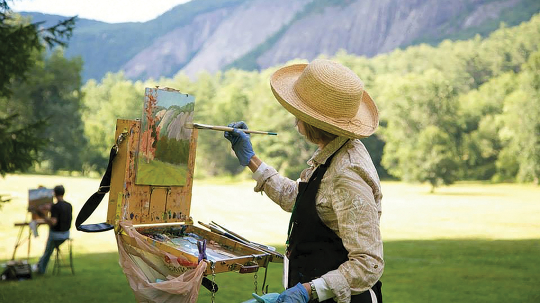 cashiers-nc-easels-on-the-green-plein-air