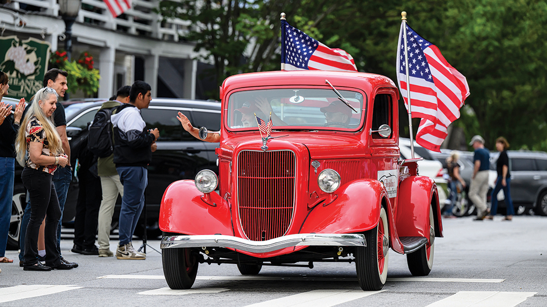 highlands-motoring-festival-parade-red-truck