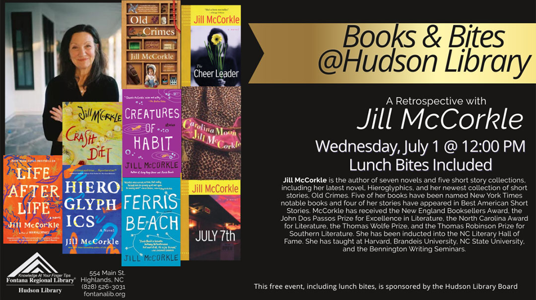 highlands-nc-hudson-library-books-bites-jill-mccorkle
