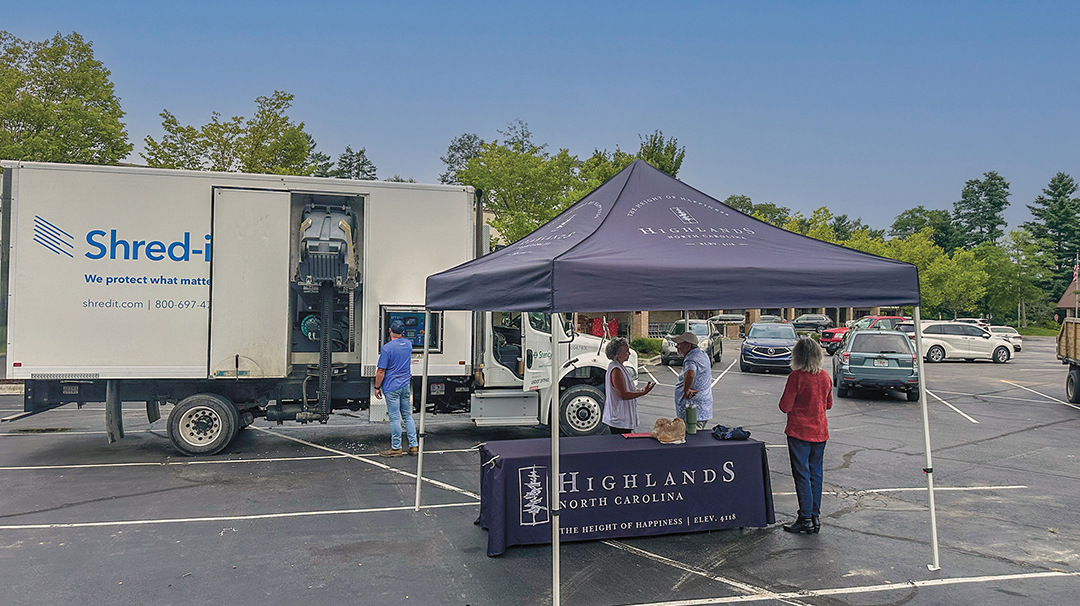 e-visit-highlands-nc-community-shred