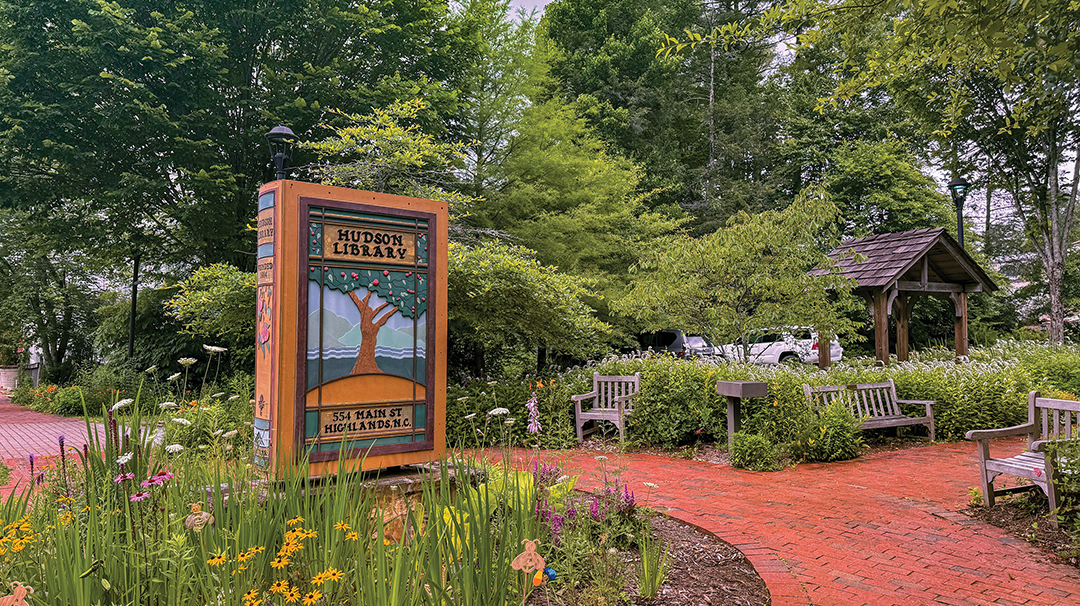 highlands-nc-hudson-library-spring