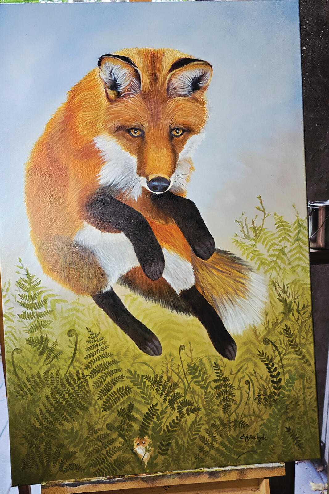 artist-Christine-Hyde-jumping-fox