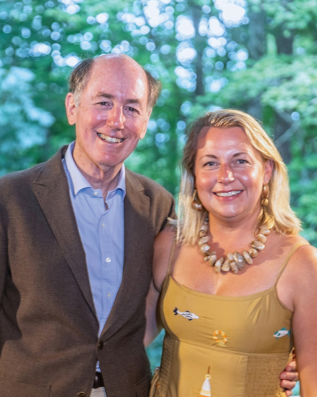 highlands-nc-Tom-Holmes President-Leslie-Manning-highlands-biological-station